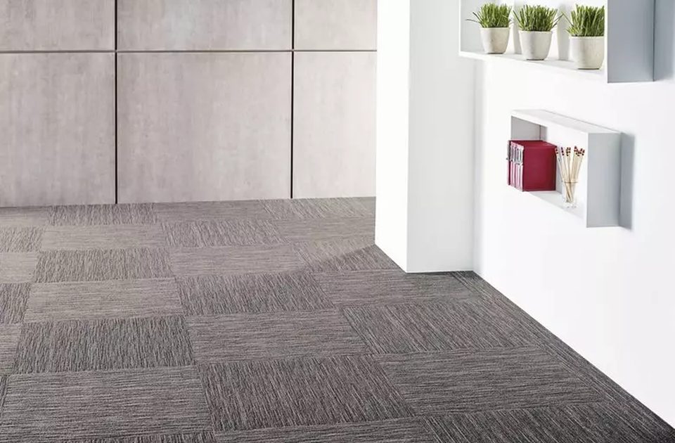 Carpet Tile Installation installed by Local Flooring Installation in West Michigan