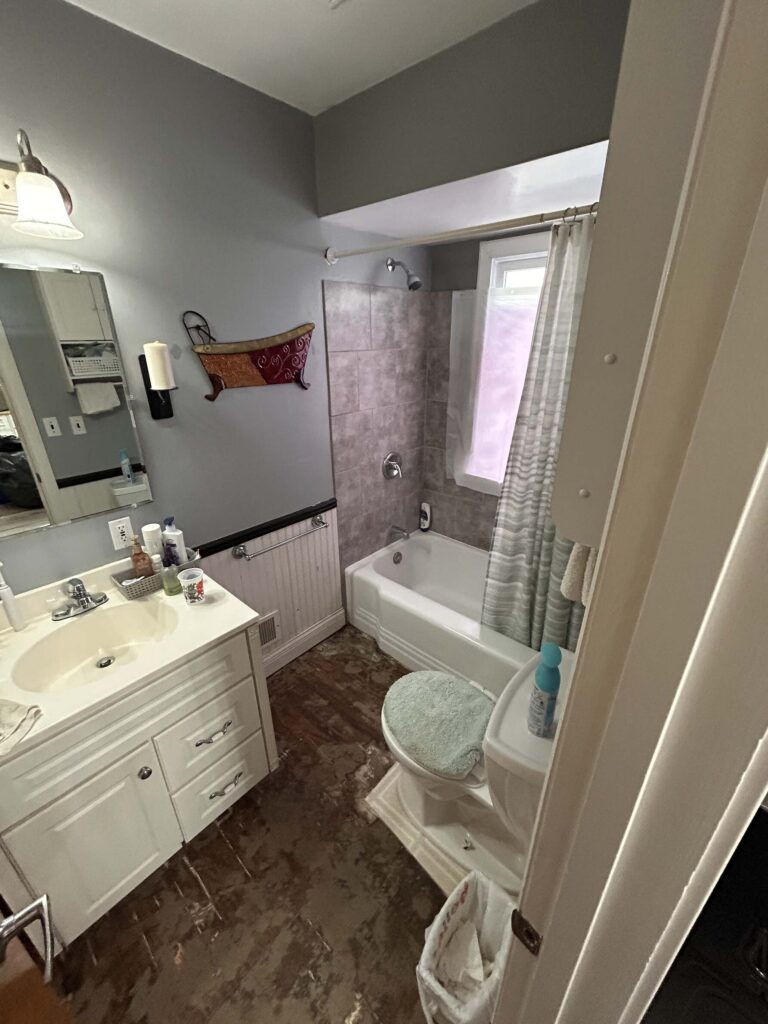 bathroom fooring grand rapids before picture