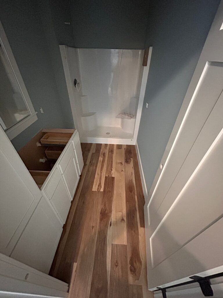 bathroom hard wood flooring grand rapids after picture