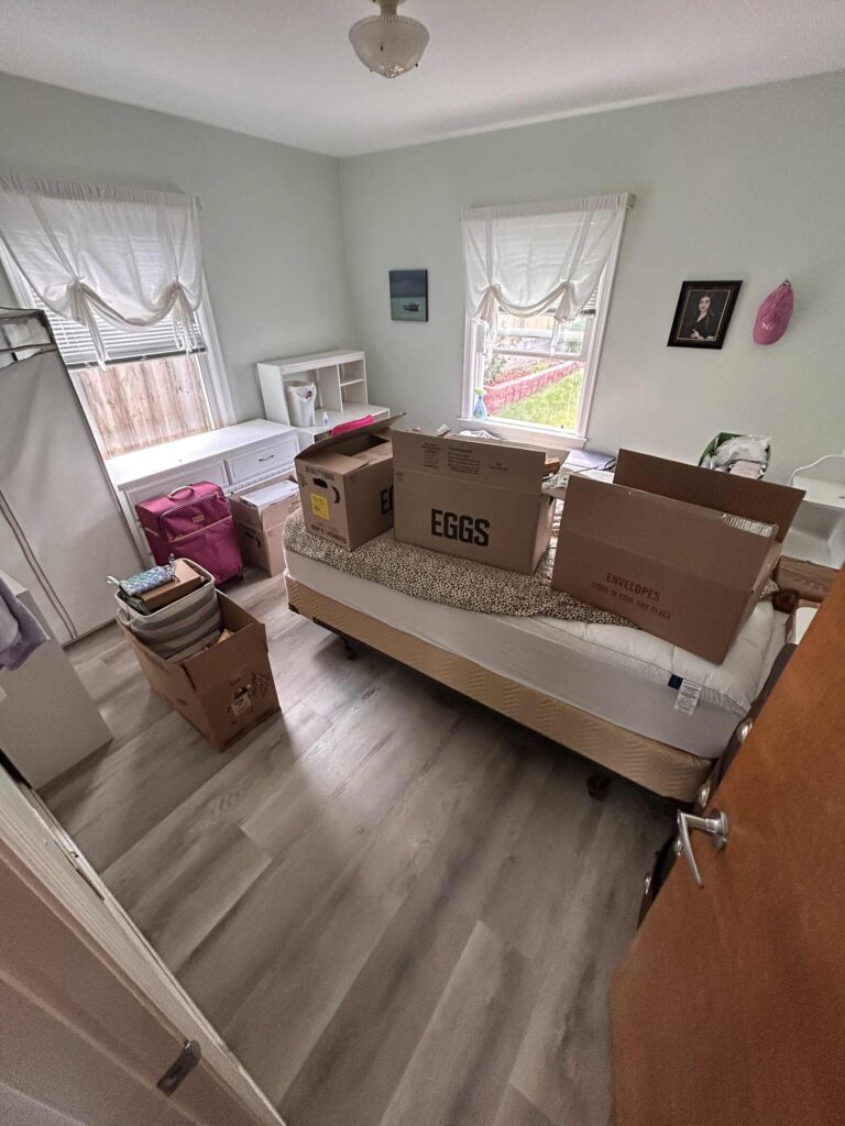 bedroom flooring grand rapids after picture