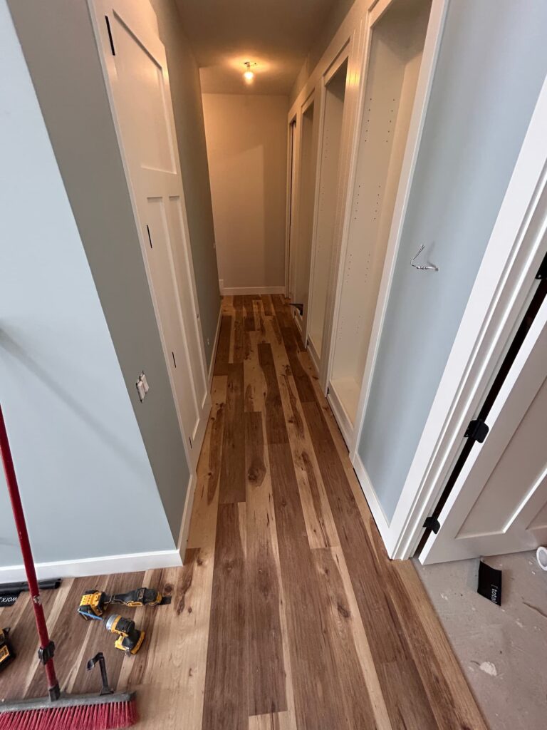 hallway hard wood flooring grand rapids after picture 1