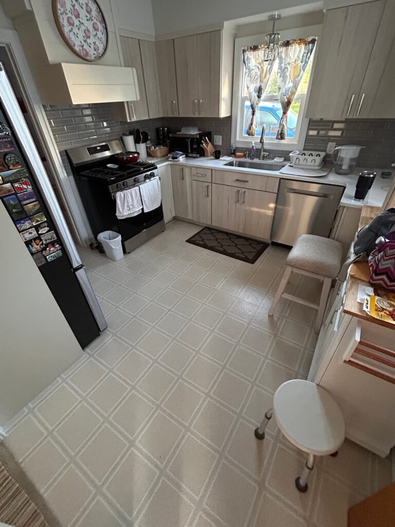 kitchen flooring grand rapids before picture